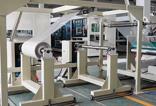 يتبنى جزء لف المحطة المزدوجة التبديل من نوع العربة ، بكرة اللف بعمود الغاز ، التفكيك السهل ، الكفاءة العالية ، كثافة اليد العاملة المنخفضة.